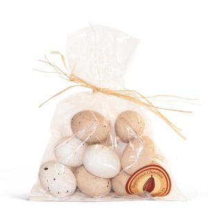 Small bag of hazelnut praline chocolate speckled Easter birds eggs