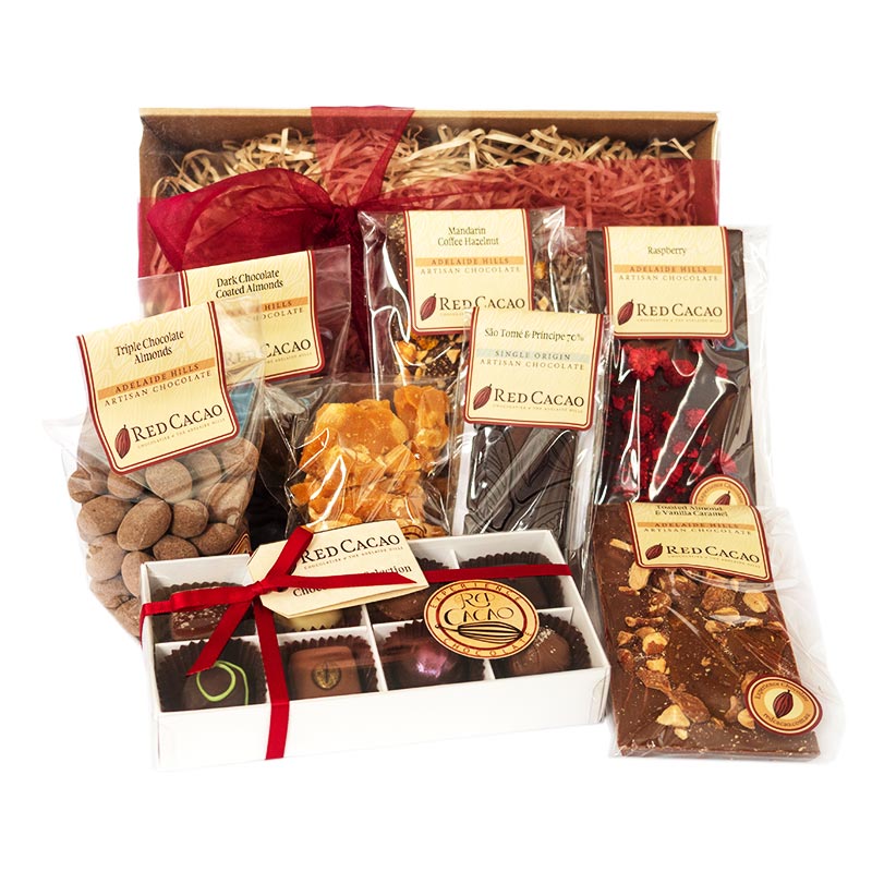 A large sized selection of Red Cacao favourite chocolates