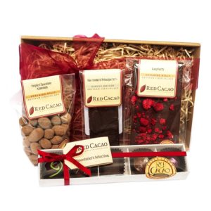 A small sized selection of Red Cacao favourite chocolates