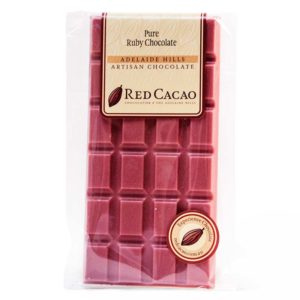 Pure ruby chocolate block