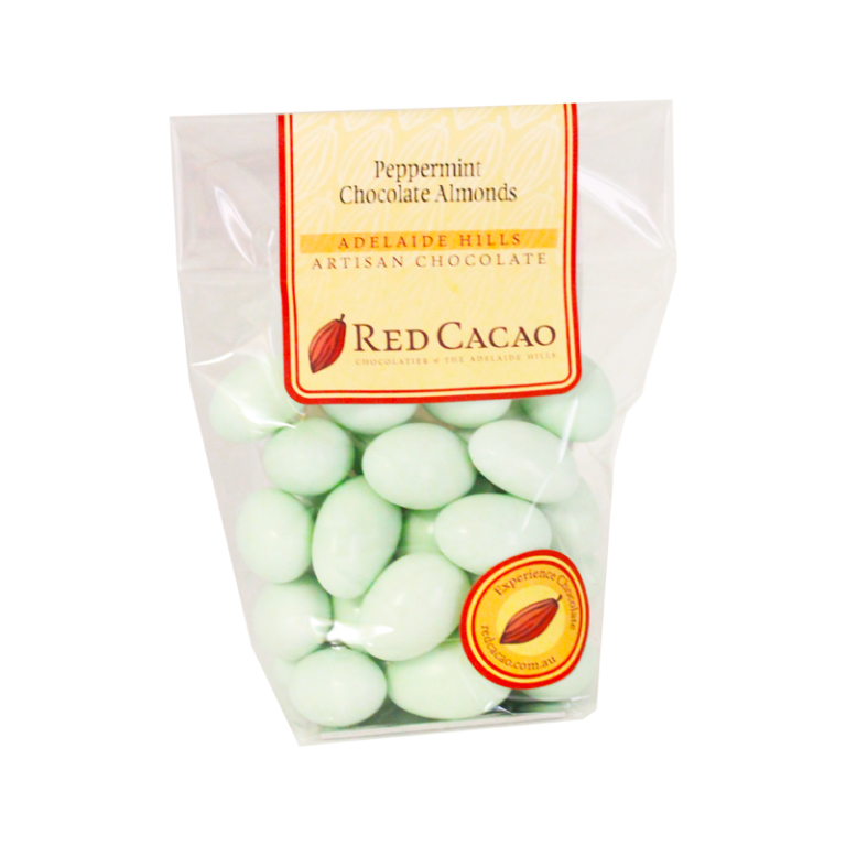 Peppermint Chocolate Almonds NEW Red Cacao